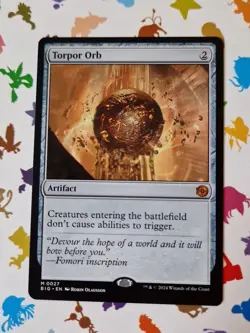 MTG Outlaws of Thunder Junction - Torpor Orb mythic rare M 0027 - Image 1