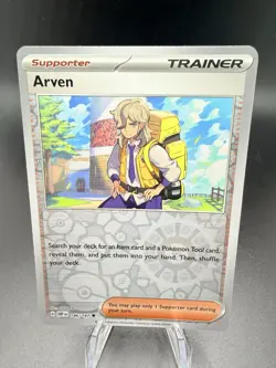 Pokemon TCG - Reverse Holo Arven 186/197 - Obsidian Flames 2023 - Image 1