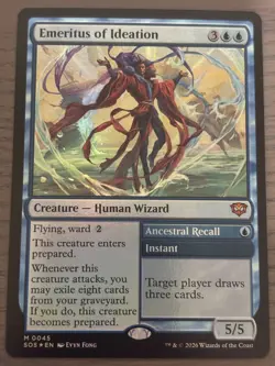 Emeritus of Ideation (FOIL) - Near Mint - Secrets of Strixhaven - MTG - Image 1