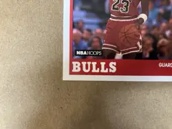 1989-90 NBA HOOPS #200 Michael Jordon Chicago Bulls Basketball Card - Image 5