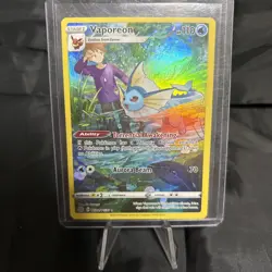Pokemon TCG Vaporeon TG02/TG30 Swsh09: Brilliant Stars Trainer Gallery Holo E - Image 1