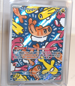 POKEMON TCG | Tatsugiri 186/167 Sv06: Twilight Masquerade Holo - Image 1
