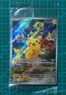 Pokemon TCG Pikachu 027 Scarlet & Violet Promo Sealed English - Image 1