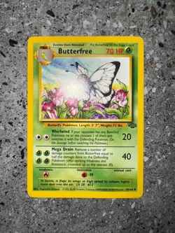 Pokemon TCG Cards Butterfree 33/64 Jungle Uncommon EXC - Image 3