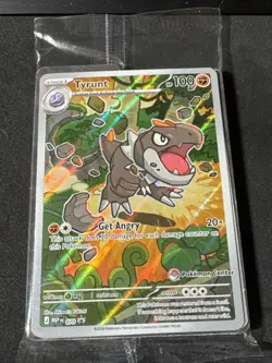 Pokemon TCG Perfect Order ⚠Pokemon Center Exclusive ⚠ Tyrunt 070 Sealed Promo - Image 1