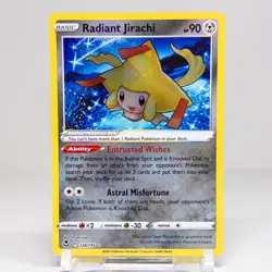 Radiant Jirachi 120/195 Pokemon TCG SW&SH Silver Tempest Radiant Rare Holo NM - Image 1