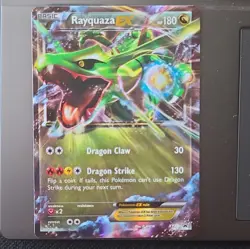 Pokemon Rayquaza EX XY73 XY Promo Holo Basic Dragon Card 180 HP - Image 1