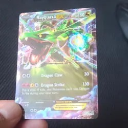 Pokemon Rayquaza EX XY73 XY Promo Holo Basic Dragon Card 180 HP - Image 2