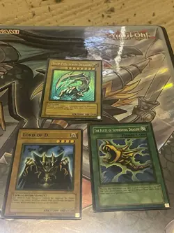 Blue-Eyes White Dragon Yu-Gi-Oh! SDK Unlimited Max Faded Misprint #001 - Image 1