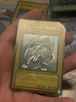 Blue-Eyes White Dragon Yu-Gi-Oh! SDK Unlimited Max Faded Misprint #001 - Image 5