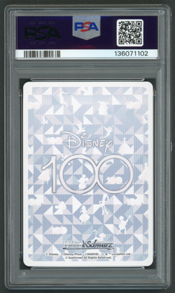 2023 WEISS SCHWARZ DISNEY 100 BOUNTY HUNTER THE MANDALORIAN SSP STAMP PSA 10 - Image 2