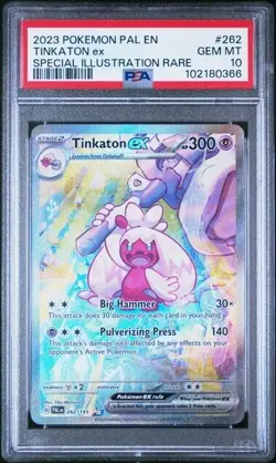 PSA 10 TINKATON EX 262 PALDEA EVOLVED SIR POKEMON GEM MINT - Image 1