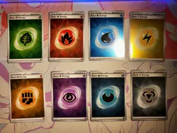 Pokemon Prismatic Evolutions Holo Energy Set Complete All 8 Sve 009 - Sve 016 - Image 1