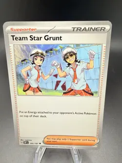 Pokemon TCG - Team Star Grunt 195/197 - Obsidian Flames 2023 - Image 1