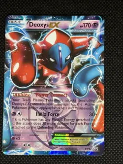 Pokemon Deoxys-EX Team Plasma Promo Holo BW82 Black & White Promos 170 HP - Image 1