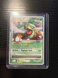 Torterra LV.X DP09 Diamond and Pearl Holo Promo 2007 Pokemon - Image 1