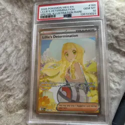 PSA 10 LILLIE'S DETERMINATION 184/132 SIR MEGA EVOLUTION POKEMON 😍 - Image 2
