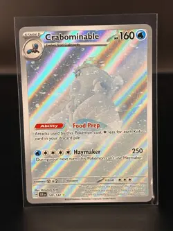Crabominable - 149/142 - Illustration Rare - Stellar Crown - Pokemon Card - NM - Image 1