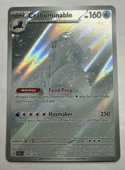 Crabominable 149/142 Illustration Rare Stellar Crown Pokemon TCG - Near Mint NM - Image 1