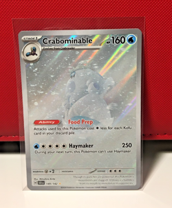 Pokemon Crabominable 149/142 Stellar Crown Illustration Rare - NM - Image 1
