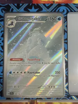 Crabominable - 149/142 Stellar Crown Illustration Rare Full Art Pokemon Card NM - Image 1