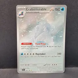 Crabominable 149/142 Stellar Crown Illustration Rare Full Art Pokemon - Image 1