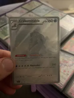 Pokemon TCG Crabominable Card Stellar Crown Illustration Rare 149/142 - Image 1