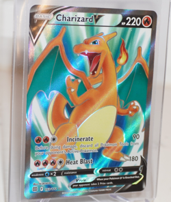 POKEMON TCG | Charizard V (Full Art) 153/172 Swsh09: Brilliant Stars Holo - Image 1