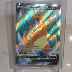 POKEMON TCG | Charizard V (Full Art) 153/172 Swsh09: Brilliant Stars Holo - Image 2