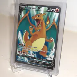 POKEMON TCG | Charizard V (Full Art) 153/172 Swsh09: Brilliant Stars Holo - Image 5