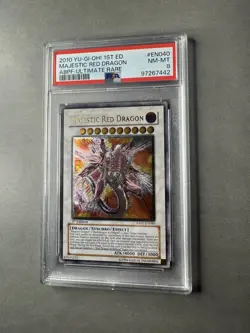 Yugioh Majestic Red Dragon ABPF-EN040 1st Edition Ultimate Rare PSA 8 - Image 3