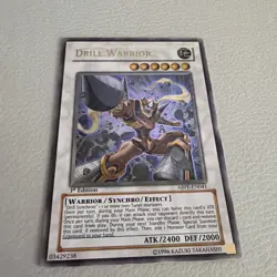 Yugioh Drill Warrior ABPF-EN041 Ultimate Rare 1st Edition NM Absolute Powerforce - Image 1