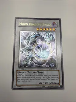 Yugioh Moon Dragon Quilla ABPF-EN043 Ultimate Rare 1st Ed NM - Image 1