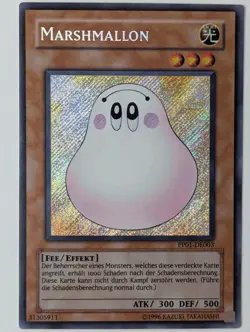 Marshmallon PP01-DE003 Secret Rare DE EX YUGIOH - Image 1