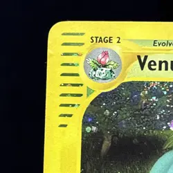 Pokemon Card Expedition Base Set Holo Venusaur 30/165 swirly! - Image 4