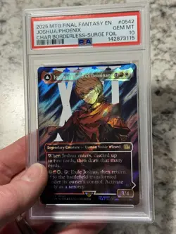 Joshua Phoenix's Dom SURGE FOIL FIN 542 PSA 10 GEM MINT (MTG Final Fantasy 2025) - Image 2