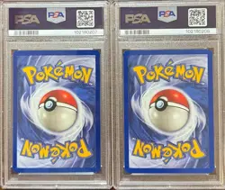 SEQUENTIAL PSA 9 KRABBY 51 PSA 8 KINGLER 38 FOSSIL 1ST EDITION POKEMON NM MINT - Image 2