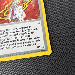 Pokemon Card Gym Challenge Holo Blaine 17/132 WOTC - Image 5