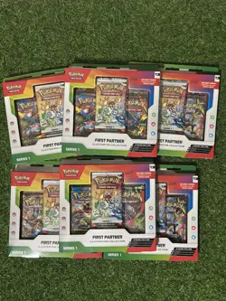 Pokemon First Partner Illustration Collection Series 1 Promo Booster Box English - Image 1