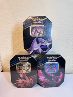 Pokemon TCG: Crown Zenith Tin Art Set Of 3 Brand New & Sealed - Image 1