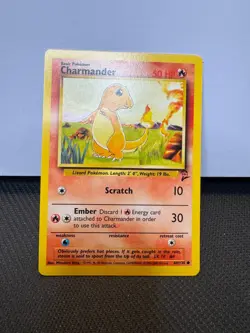 Charmander 69/130 Pokemon Base Set 2 Common - NM - Image 1
