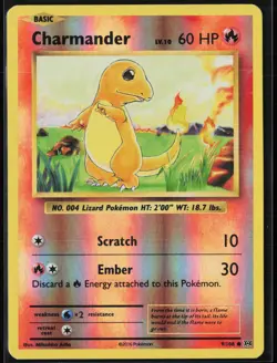 Charmander 9/108 Common Evolutions Pokemon Reverse Holo Near Mint - Image 1