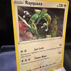 Pokemon TCG Rayquaza SWSH029 SWSH: Sword & Shield Promo - Image 1