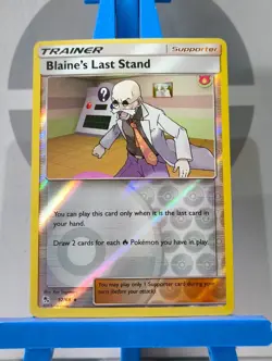 Blaine's Last Stand 57/68 - Reverse Holo - Sun & Moon Hidden Fates - Pokemon TCG - Image 3