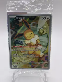 Pokemon Prismatic Evolutions Eevee ETB Promo Sealed - Image 1