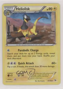 Heliolisk (Cracked Ice Holo Theme Deck Exclusive) Holo Pokemon XY Flashfire #37 - Image 1
