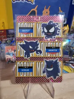 1999 Vintage Pocket Monsters Vending Prism - Gengar Evolution Gallery #582 - Image 1