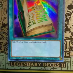 Yu-Gi-Oh! TCG Toon Table of Contents (Green) Ultra Rare LDS1-EN069 1st Edition - Image 3