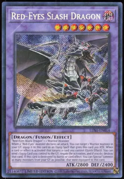 Red-Eyes Slash Dragon LDS1-EN014 Legendary Duelists: Season 1 Yu-Gi-Oh NM - Image 1