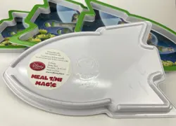 Disney Meal Time Magic Toy Story buzz Lightyear Spaceship Shaped Plates X4 - Image 3